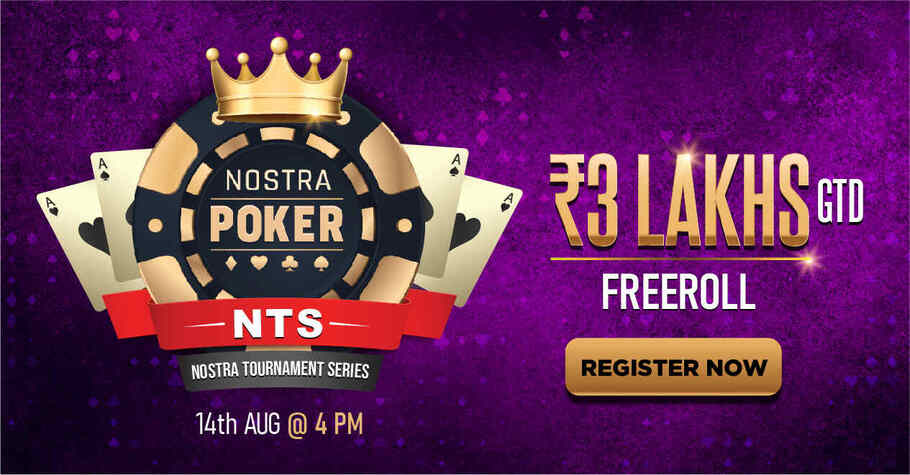 Nostra Poker’s Freeroll Worth 3 Lakh Is A Steal