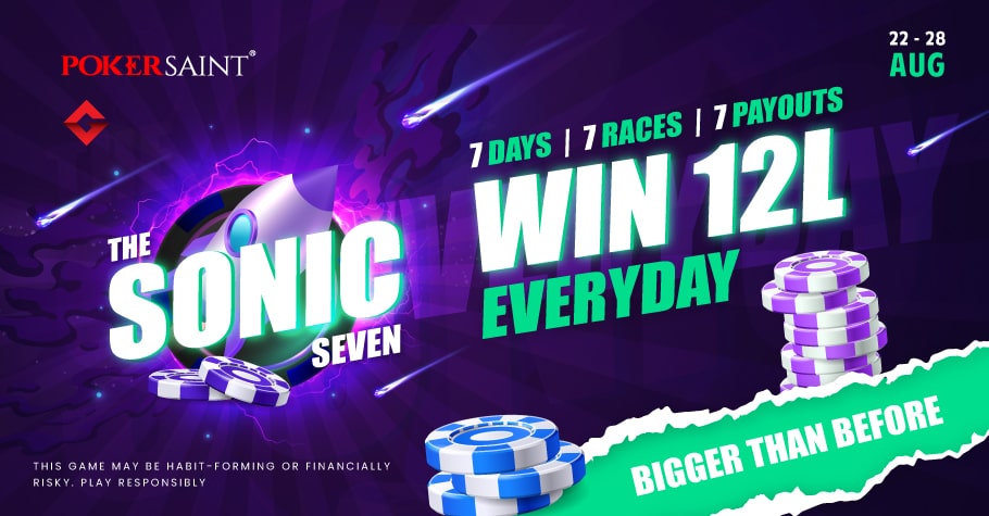 PokerSaint’s Sonic Seven Promises Fast Action And Rewards Worth ₹12 Lakh Daily