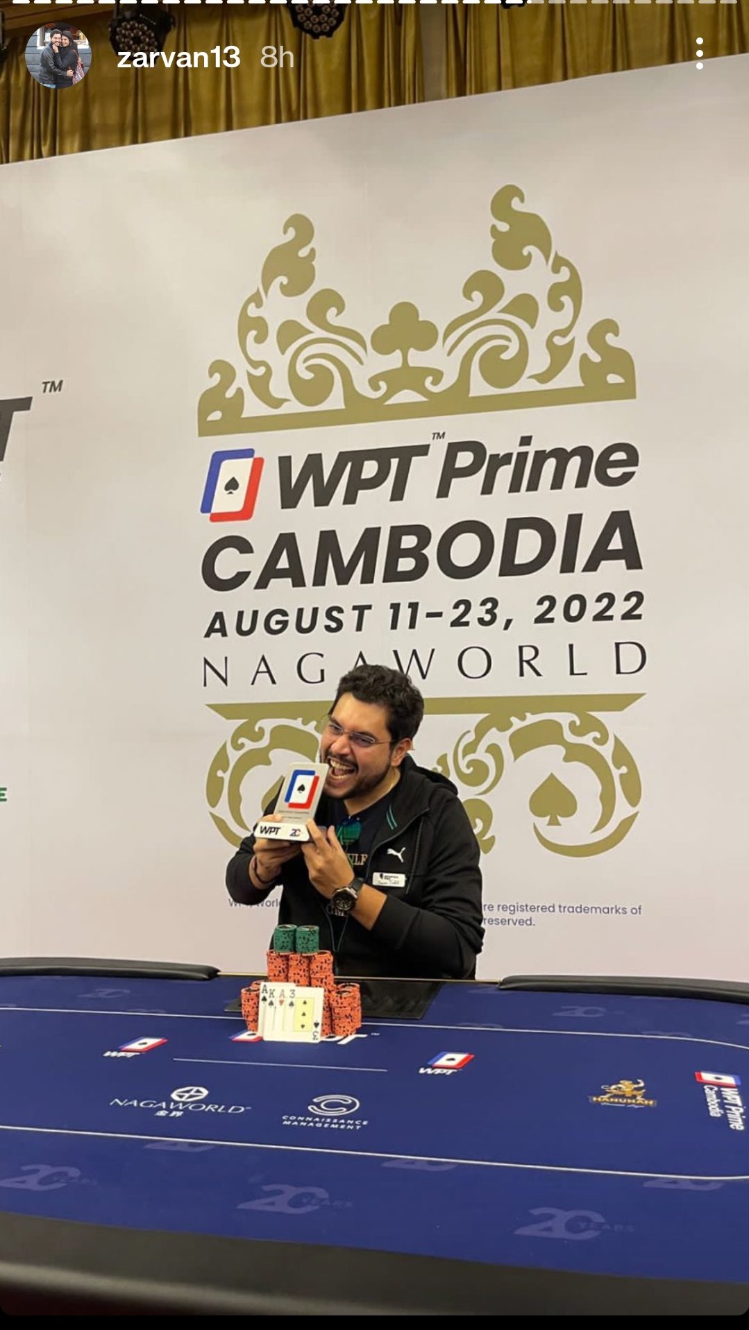 WPT Prime Kamboja 2022: Akshay Kapoor & Zarvan Tumboli Membawa Penghitungan Trofi Tenaga Kerja India Menjadi 4 Di Koleksi
