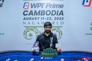 WPT Prime Cambodia 2022: Shardul Parthasarathi Ships SHR