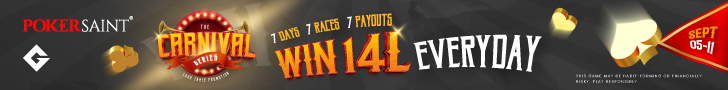 The Carnival Series By PokerSaint Offers 14 Lakh In 7 Days!