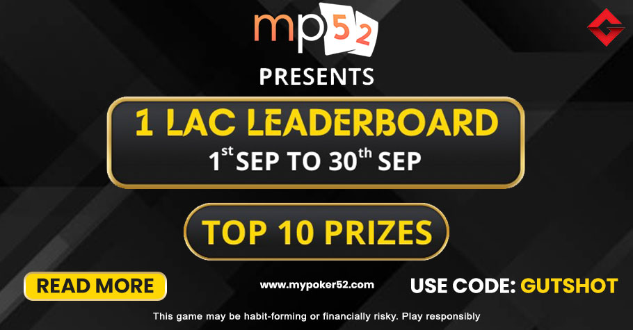 Cash Players Will Love MyPoker52’s ₹1 Lakh Leaderboard