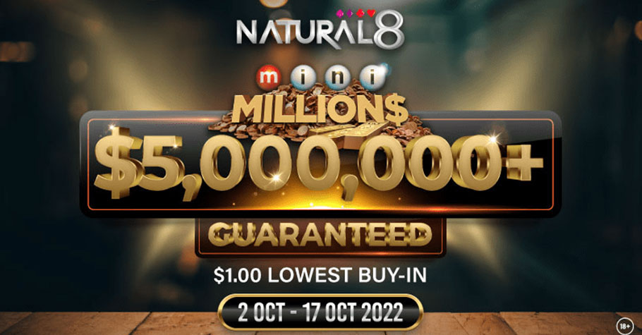Natural8 Mini Million$ Offers $5+ Million With Low Buy-ins