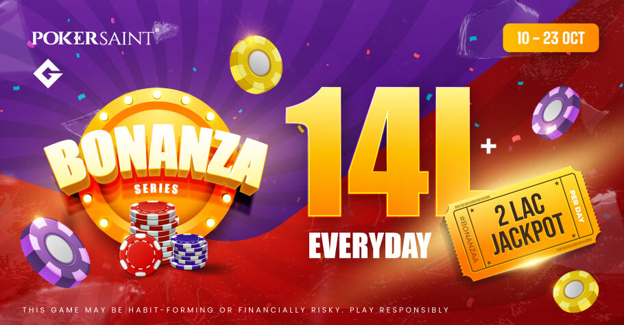 Claim Your Jackpot With PokerSaint’s Bonanza Series