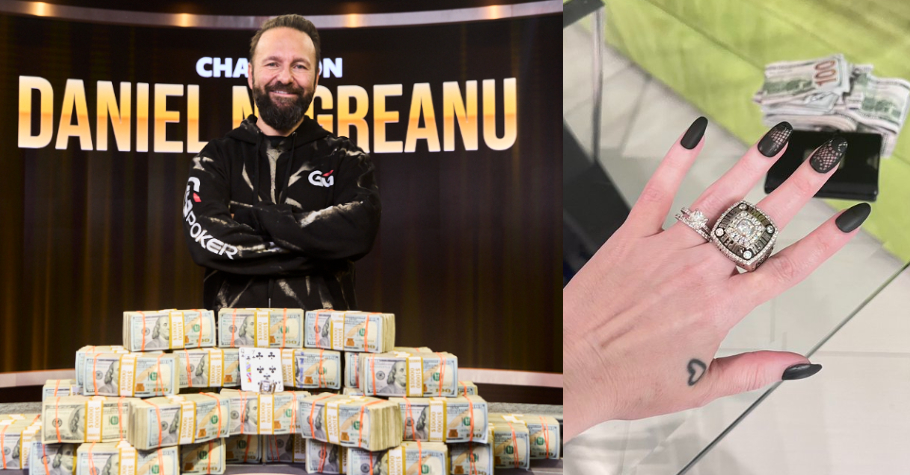 Amanda Leatherman Shows Off Daniel Negreanu’s SHRB Ring