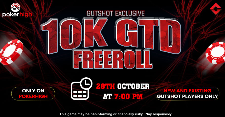 Players Will Love Gutshot’s 10K Freeroll On PokerHigh