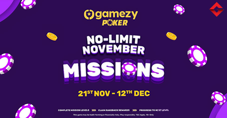 No Limit November Missions On Gamezy Poker Are A Steal