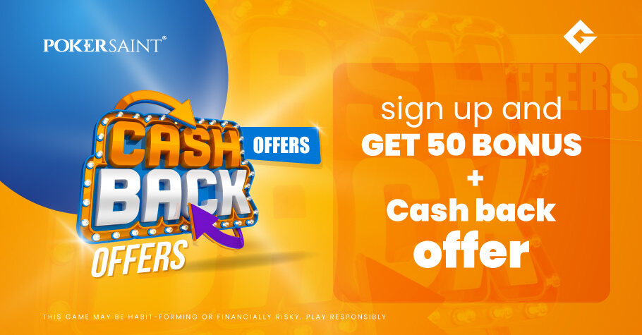 PokerSaint’s Cashback Offer Is A Steal Deal