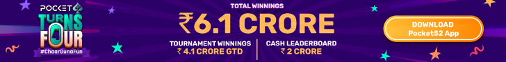 Pocket52 December ₹6.1 Crore Winnings