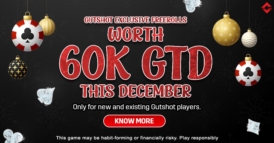 It’s A Freeroll Galore At Gutshot This December
