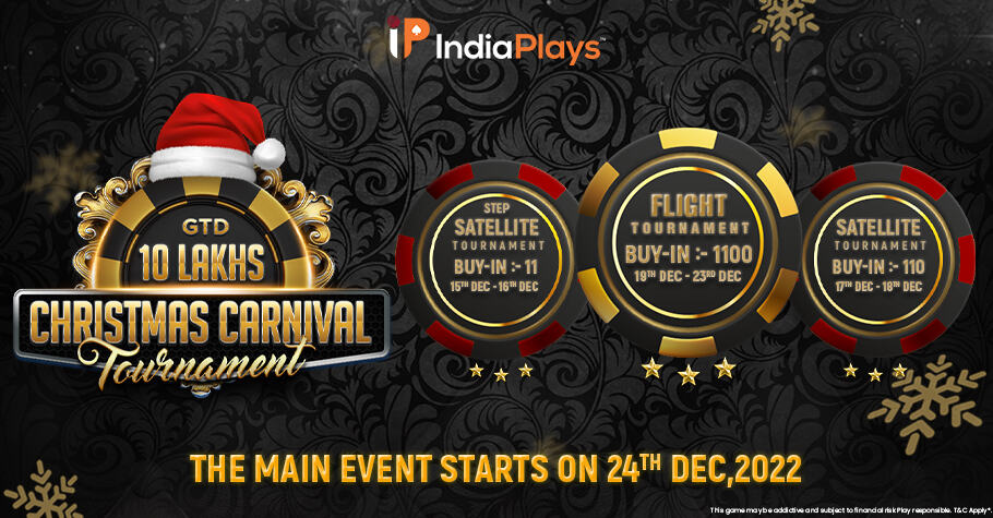 Get Ready For IndiaPlays’ 10 Lakh GTD Christmas Carnival