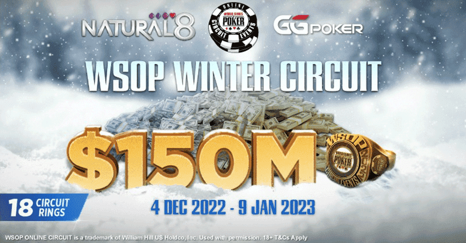 WSOP Winter Circuit Returns With $150 Million GTD
