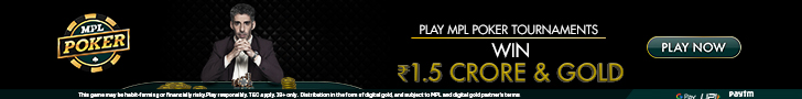 MPL Poker Tournaments January ₹1.5 Crore & Gold