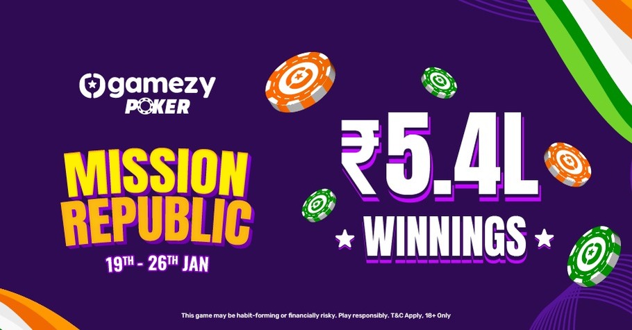 You Can’t Miss Gamezy Poker's Mission Republic Deal Worth 5,40,000
