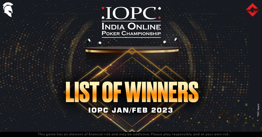 IOPC Jan/Feb 2023: List Of Winners
