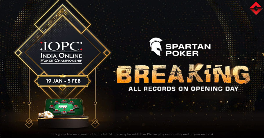 Spartan Poker's IOPC Jan/Feb 2023 Breaks Records On Day 1