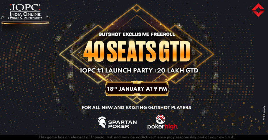 Gutshot’s Exclusive IOPC Freeroll Is The Hottest One In Town!