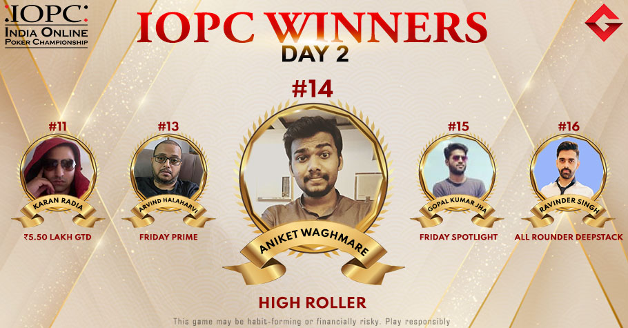 IOPC Day 2: After Legends And Mastermind, Aniket Waghmare Is Now A High Roller Champ