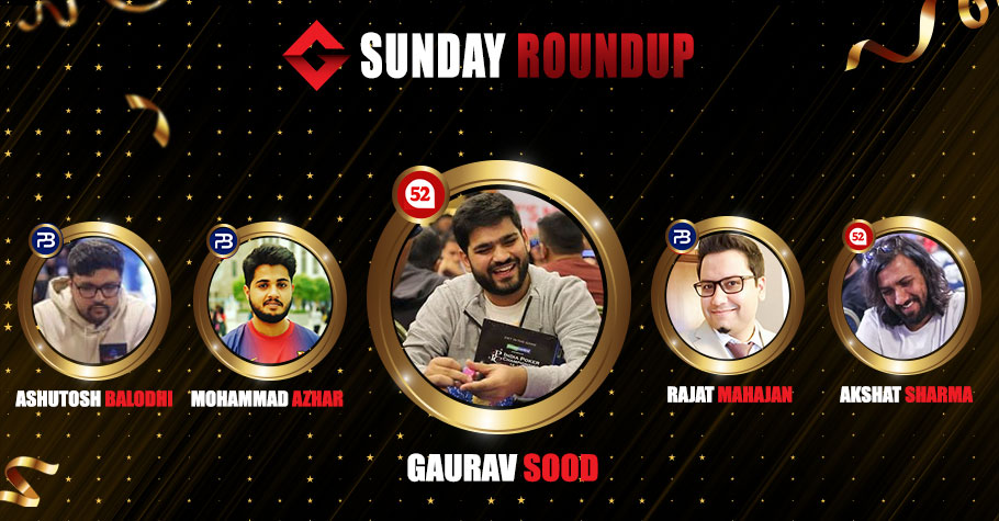 Gaurav Sood Enjoys The Biggest Payday On Sunday