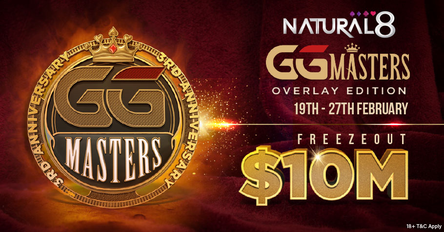 The Return of GGMasters Overlay Edition 2023 And Its $10,000,000 GTD on Natural8