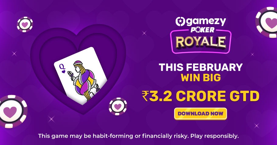 Don't Miss Gamezy Poker February MTTs Worth 3.2 Crore!