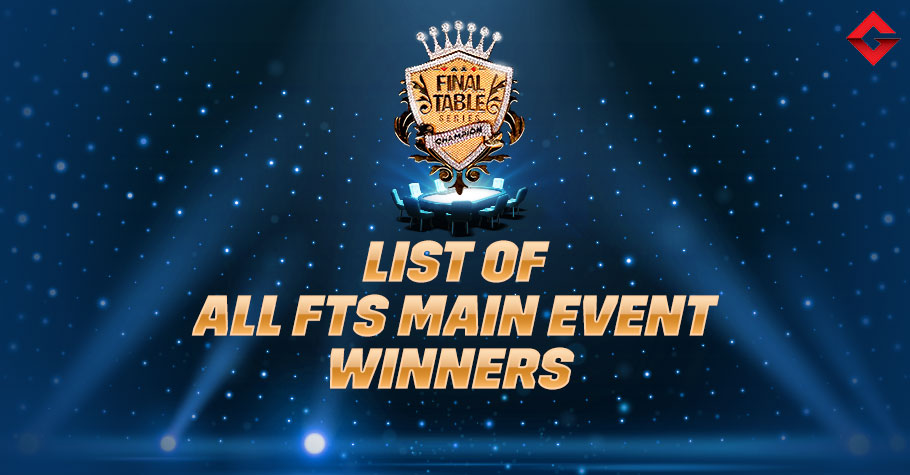 List Of Final Table Series Main Event Winners