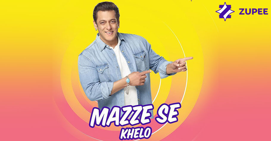 Online Gaming Brand Zupee Signs Salman Khan As Their Brand Ambassador