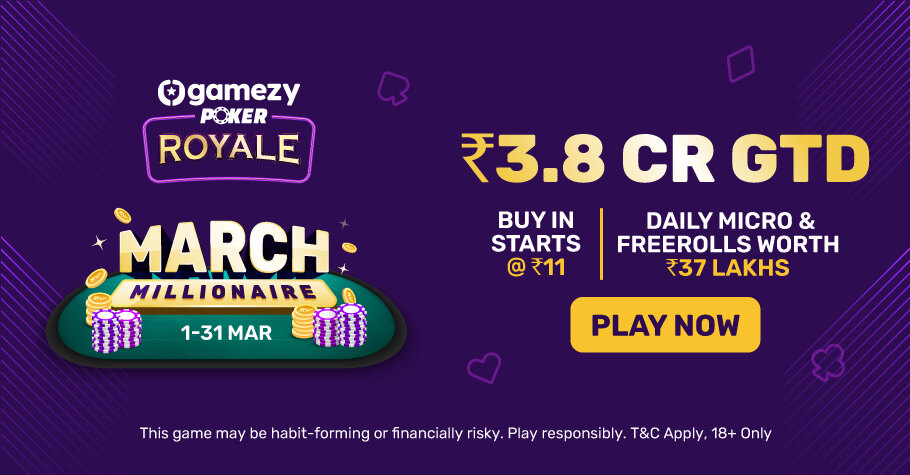 Gamezy Has Multi Table Tournaments Ready Worth 3.8 Crore GTD