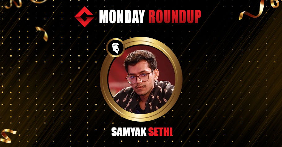Samyak Sethi Triumphed In The Cashmaker Triple Chance
