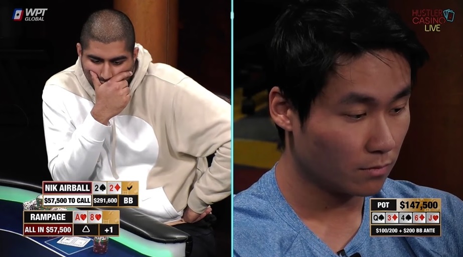 Rampage Poker’s Hero Call Fucked Nik Airball’s Bankroll (Down by $760K)