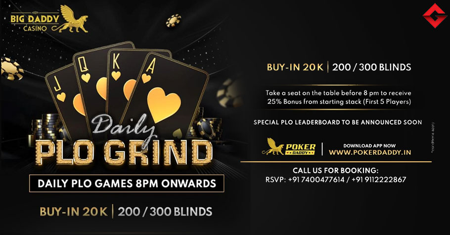 Check Out Big Daddy Casino’s Daily PLO Grind!