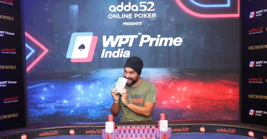 Gagandeep Malik Lifts The WPT Prime India 2023 High Roller Title