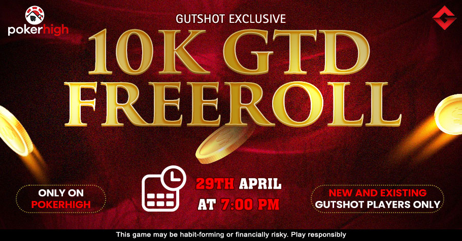 Gutshot’s Exclusive Freeroll Is Your Gateway To Free Money!