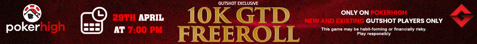 Gutshot’s Exclusive Freeroll Is Your Gateway To Free Money!