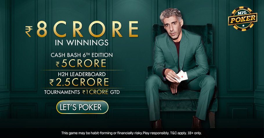 8 Crore GTD Awaits On MPL Poker This May!