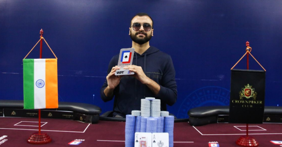 Amit Kaushik Wins Maiden WPT Title In 8 Max Main Event Warm Up