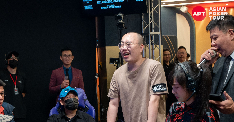 Chih Wei Fan Out In 7th After 6-Betting Chip Leader Bombs!