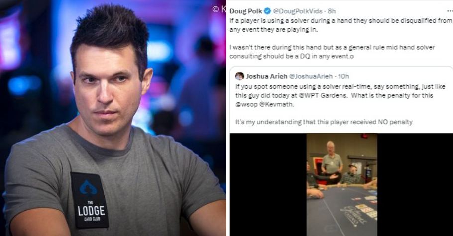 Doug Polk Cries Foul As Player Uses Solver In Live Poker!