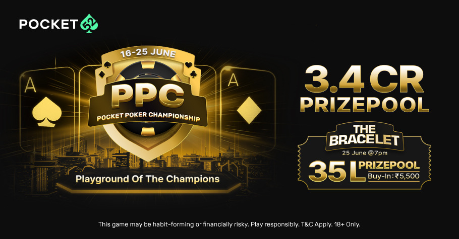 Pocket52 Pocket Poker Championship ₹3.4 Crore Prize Pool