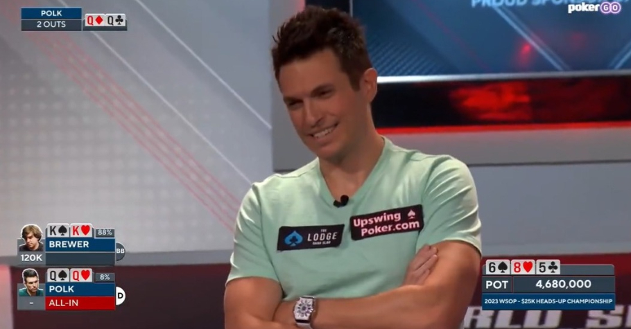 WATCH: Doug Polk Hits Two Outer In WSOP 2023; Rival Left Dumbfounded!