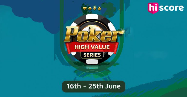 Get Maximum Value At HiScore's Poker High Value Series