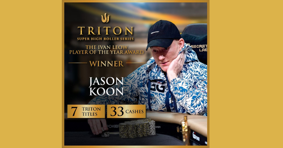Jason Koon Awarded As The Ivan Leow Player Of The Year