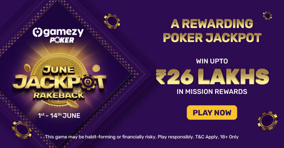 Find Out How To Win From 26 Lakh Only On Gamezy Poker!