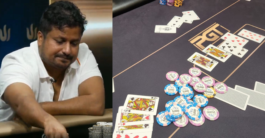 Santhosh Suvarna Cashes On The FT Of PokerGo $10K PLO High Roller