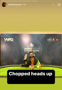 WPC Summer Series Hanoi Vietnam: Ashish Munot Grabs The High Roller Trophy
