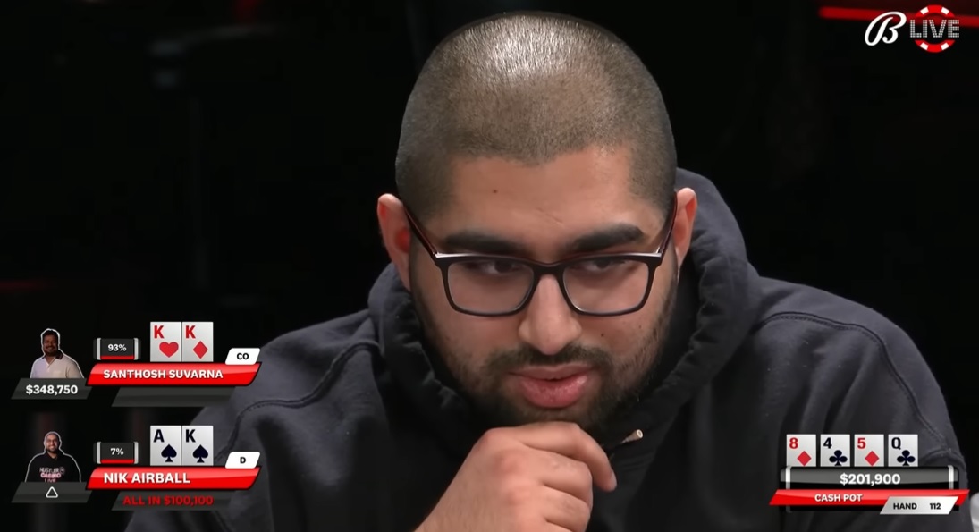 Indian High Stakes Pro THRASHED Nik Airball And Patrik Antonius In Back-To-Back Hands