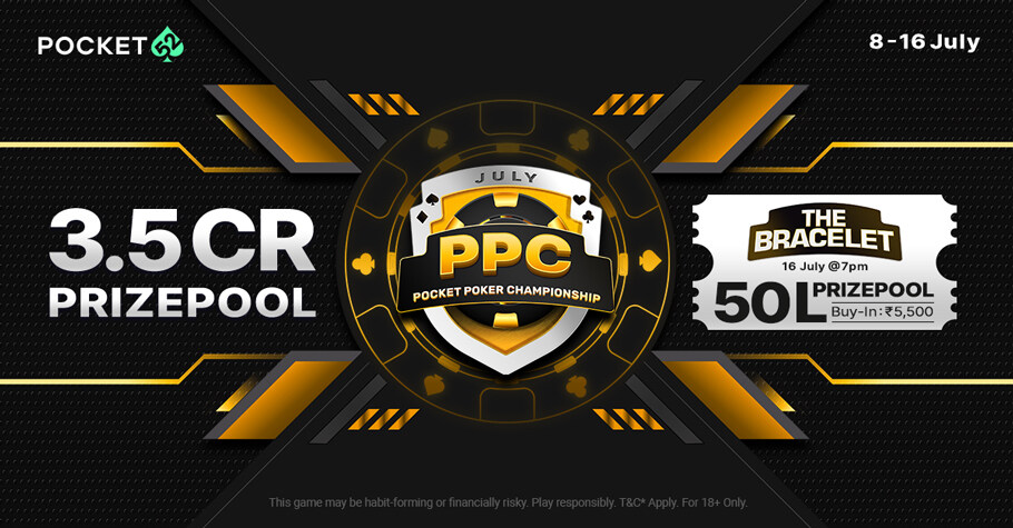 Pocket52's Pocket Poker Championship Returns With ₹3.5 Crore GTD! 