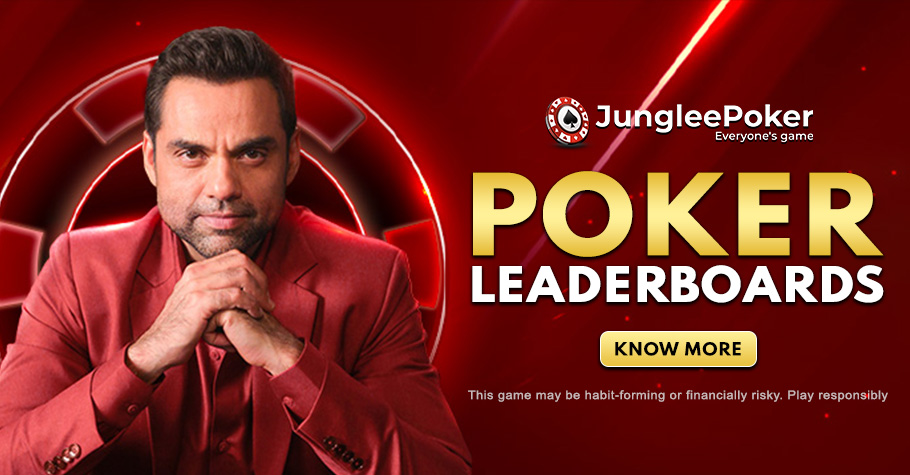 Junglee Poker Cash Game Leaderboards Are Perfect Bankroll Boosters