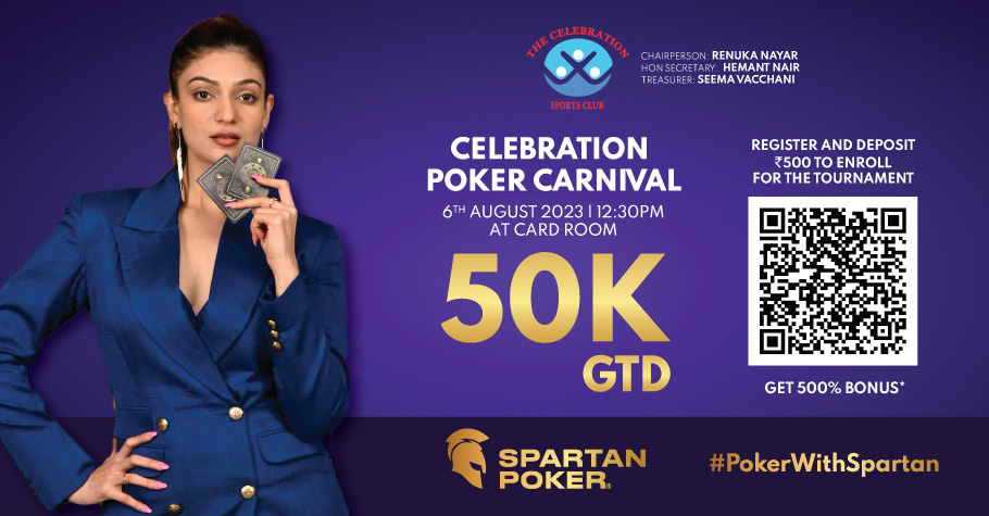 Spartan Poker Presents Celebrations Poker Carnival