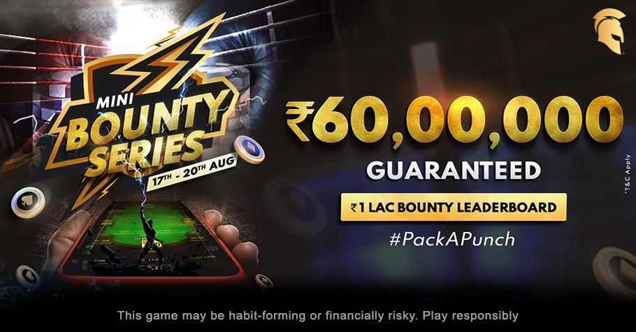Spartan Poker’s Mini Bounty Series Is Simply Unmissable